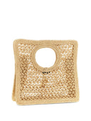 Jacquemus Le Petit Carre Spiaggia Rafia Handtasche