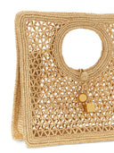 Jacquemus Le Petit Carre Spiaggia Rafia Handtasche