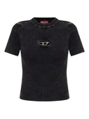 Diesel Logo Cotton T Shirt