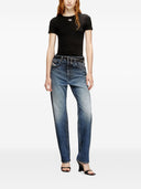 T-shirt in cotone con logo Diesel