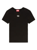 T-shirt in cotone con logo Diesel