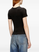 T-shirt in cotone con logo Diesel