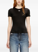 T-shirt in cotone con logo Diesel