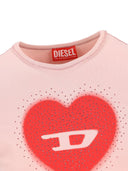 ディーゼル ハート コットン T シャツ