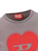 Diesel Heart Cotton T Shirt