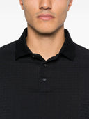 Polo en coton à logo Emporio Armani