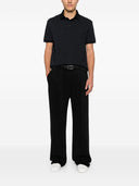 Polo en coton à logo Emporio Armani