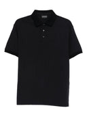 Polo en coton à logo Emporio Armani