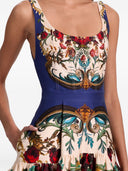 Alice + Olivia Printed Midi Dress