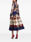 Alice + Olivia Printed Midi Skirt