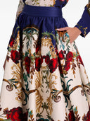 Alice + Olivia Printed Midi Skirt