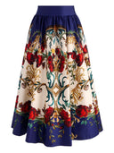 Alice + Olivia Printed Midi Skirt