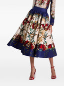Alice + Olivia Printed Midi Skirt