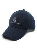Casquette de baseball avec logo Brunello Cucinelli
