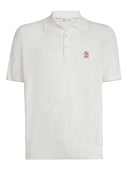 Brunello Cucinelli Logo Cotton Polo Shirt