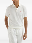 Brunello Cucinelli Logo Cotton Polo Shirt