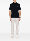 Polo in cotone con logo Brunello Cucinelli