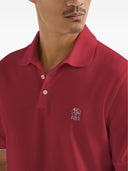 Bawełniana koszulka polo Brunello Cucinelli Logo
