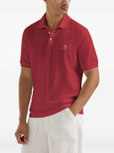 Bawełniana koszulka polo Brunello Cucinelli Logo