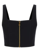 Top reggiseno in lana Balmain