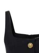 Top reggiseno in lana Balmain