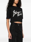 T-shirt en coton à logo Balmain