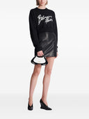 Felpa corta con logo Balmain