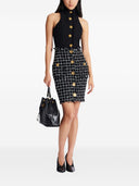Jupe mi-longue en tweed Balmain