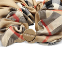 Chouchou en soie à carreaux Burberry