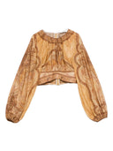 Haut en coton et soie Zimmermann Wanderlust