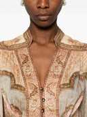 Abito midi in lino Zimmermann Wanderlust