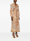 Abito midi in lino Zimmermann Wanderlust