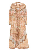Abito midi in lino Zimmermann Wanderlust