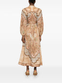 Abito midi in lino Zimmermann Wanderlust