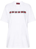 T-shirt en coton à logo Gucci