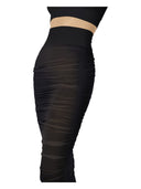 Jupe mi-longue transparente Wolford