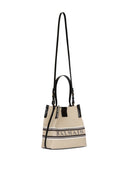 Bolso bombonera Balmain Release de lona y piel