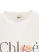 Chloè T-shirt i bomull med logotyp