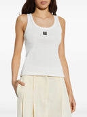 Tory Burch Logo Cotton Tank Top