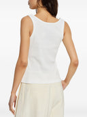 Tory Burch Logo Cotton Tank Top