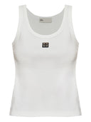 Tory Burch Logo Cotton Tank Top