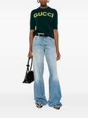 Pull en laine à logo Gucci