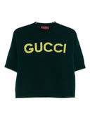 Pull en laine à logo Gucci