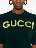 Pull en laine à logo Gucci