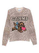 Ganni Wool Crewneck Sweater