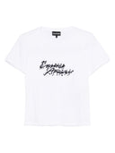 Bawełniana koszulka Emporio Armani z logo