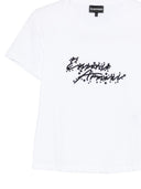 Bawełniana koszulka Emporio Armani z logo