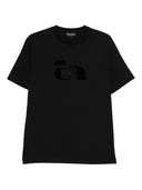 T-shirt en coton pré-imprimé exclusif E.Armani