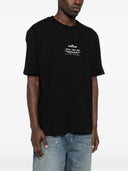 Stone Island Logo Cotton T Shirt
