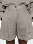 Pantaloncini in lino Brunello Cucinelli